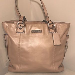 Tan COACH Leather Bag